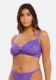 Soutien-gorge sans armatures Romane D. Violet Opulent