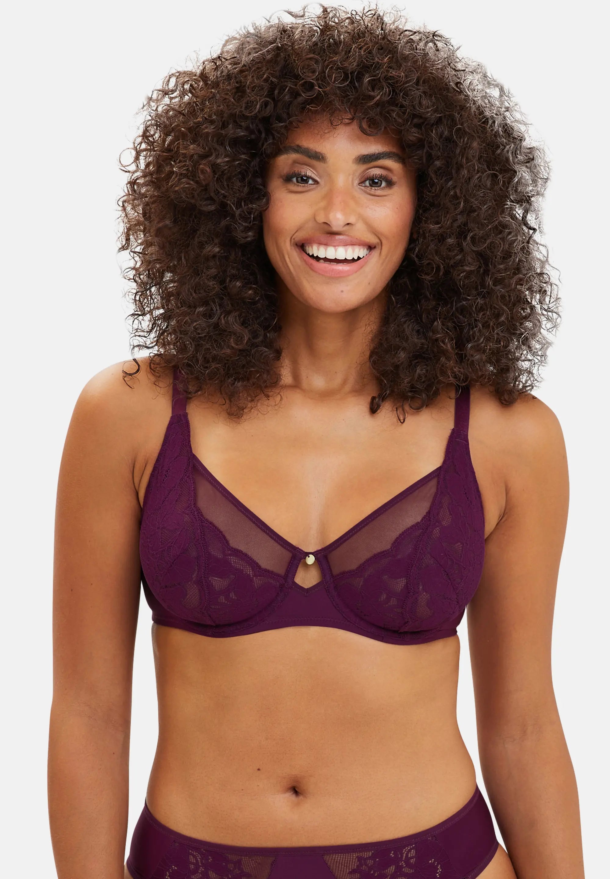 Soutien-gorge emboîtant Romance Violet Profond