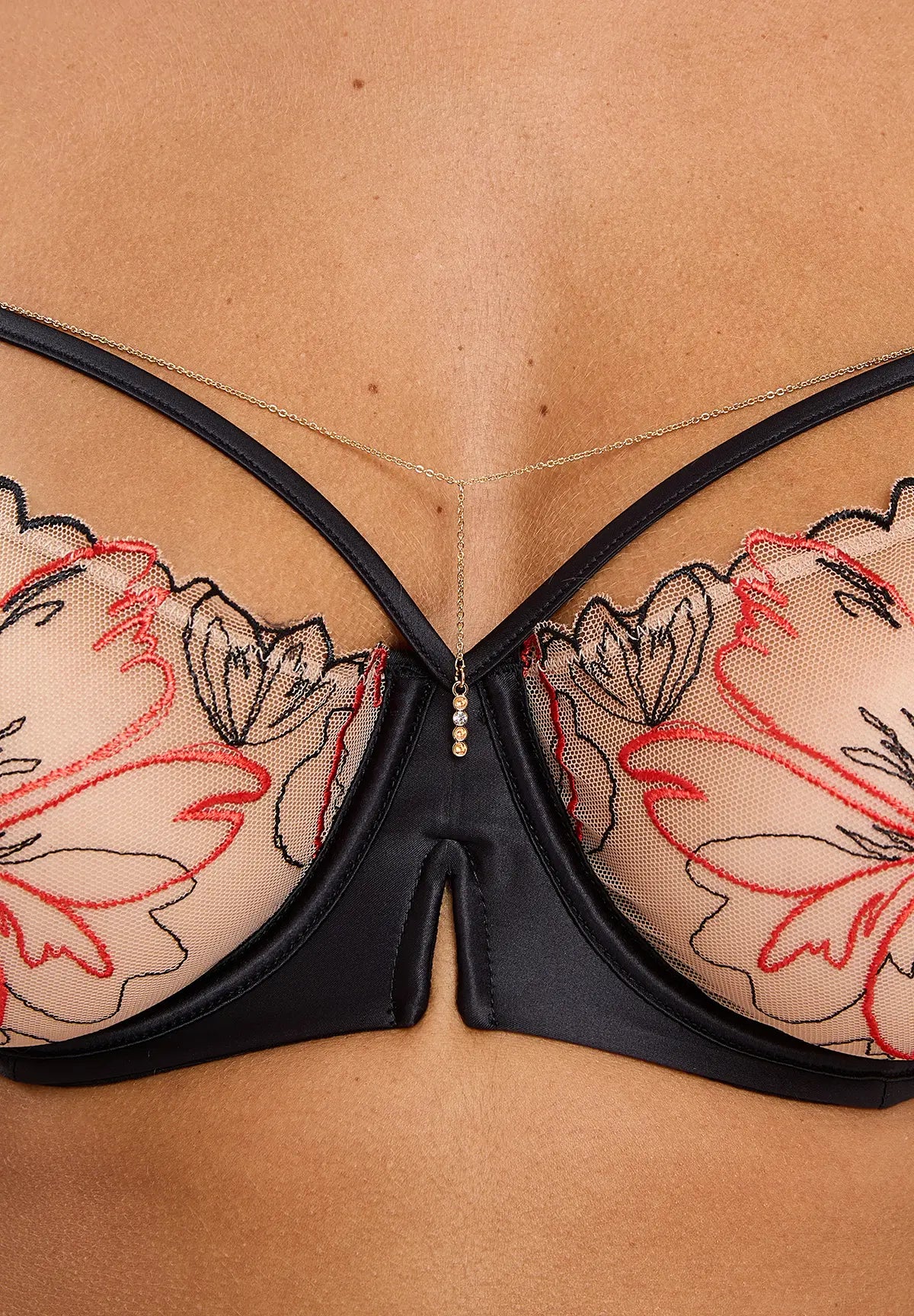 Bijou de corps - Cascade de strass