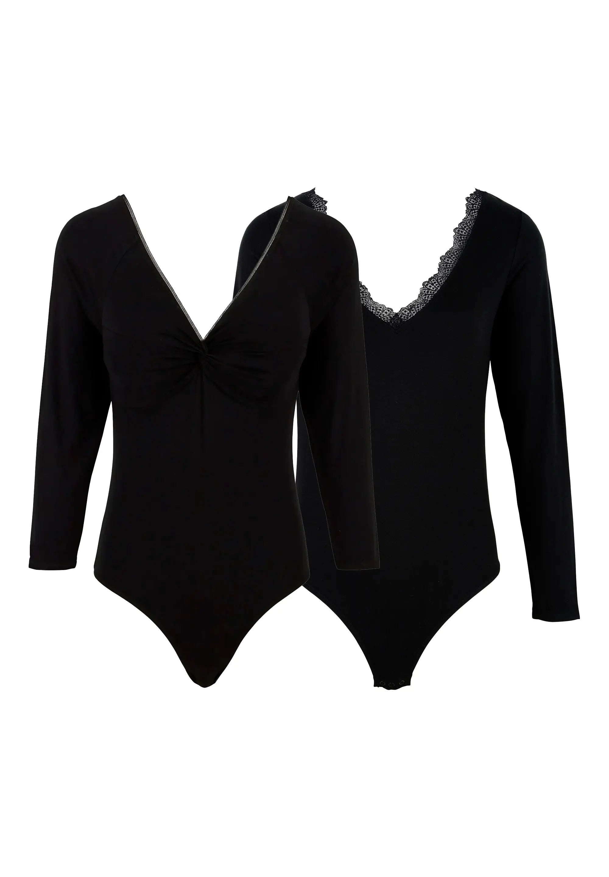 Lot de 2 bodys thermiques Chill Noir & Warm Noir (Chaleur soft/medium)