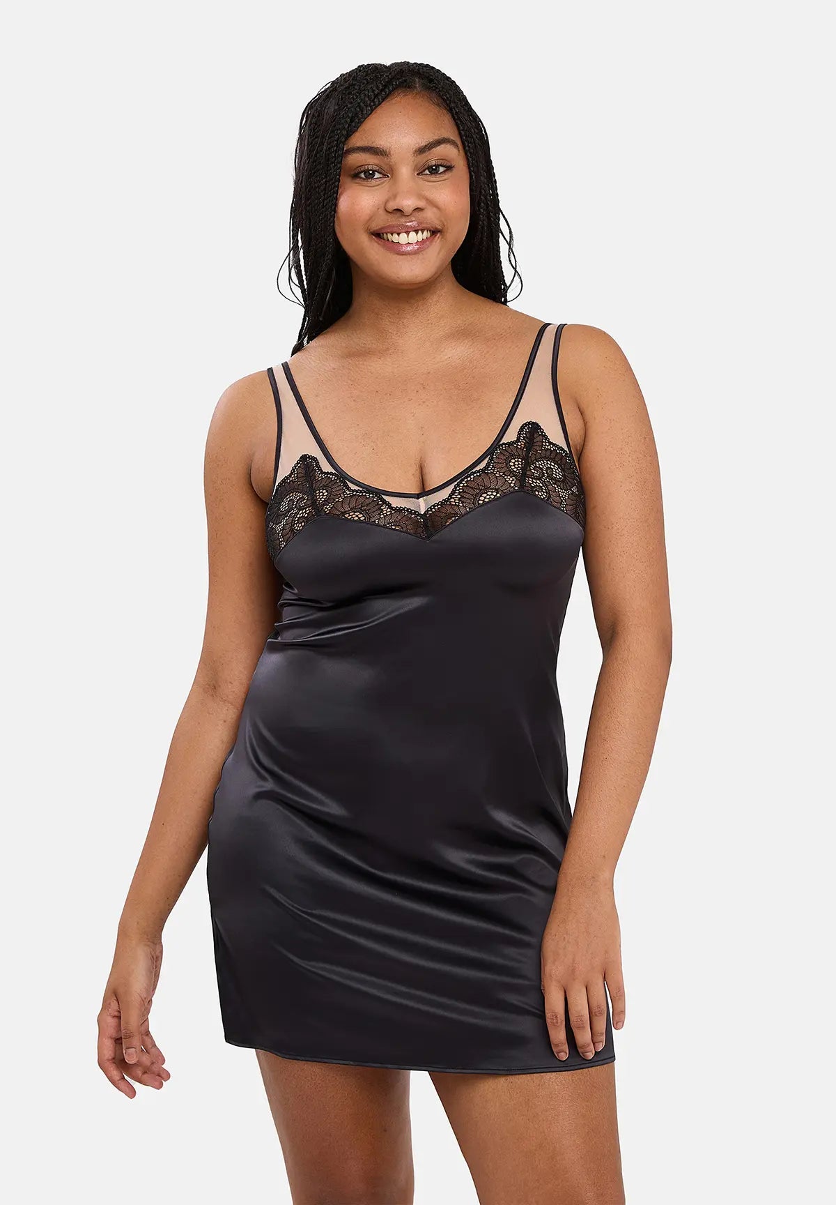 Nuisette Serena Noir / Peau