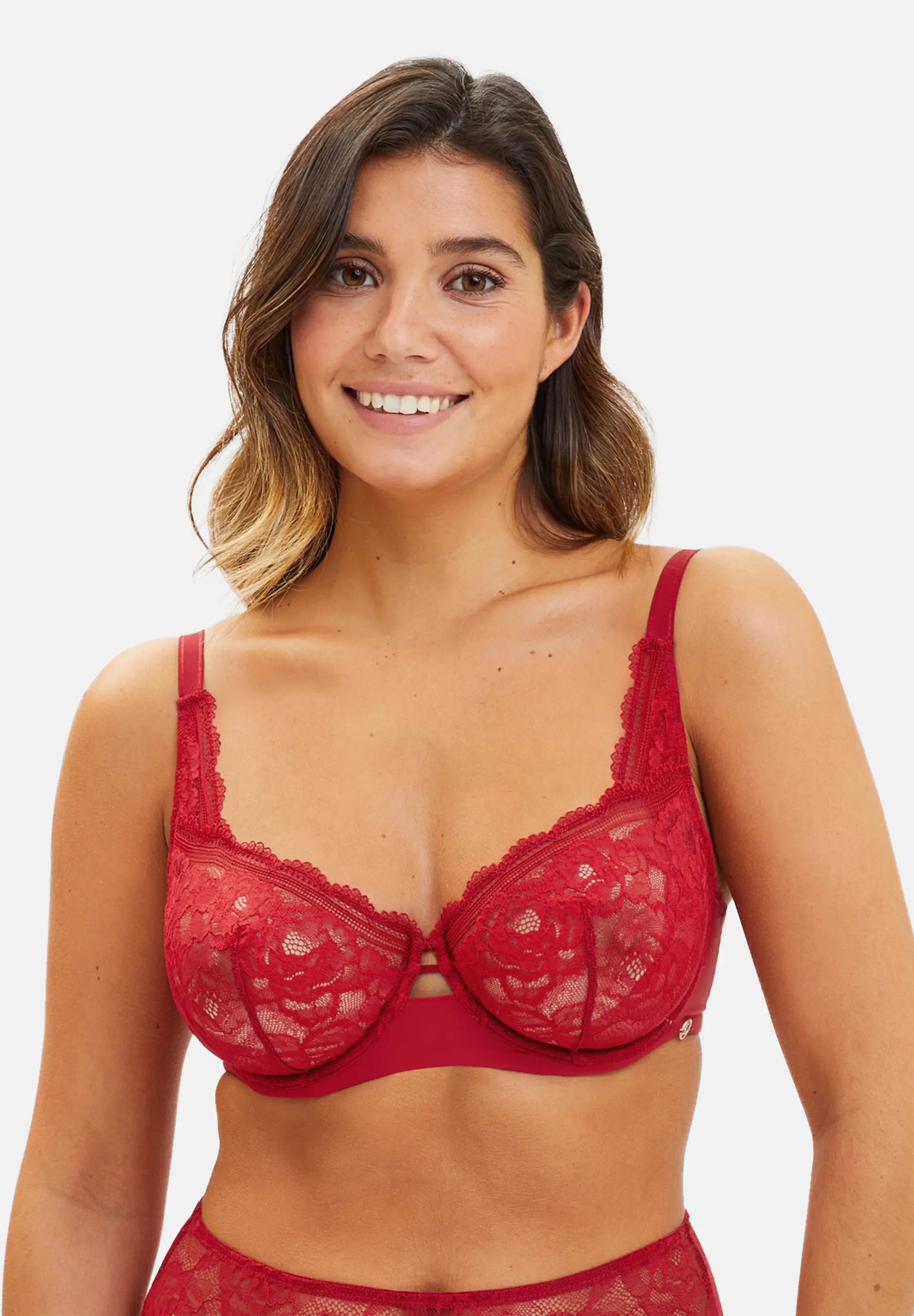 Soutien-gorge corbeille Lily Rouge Rubis