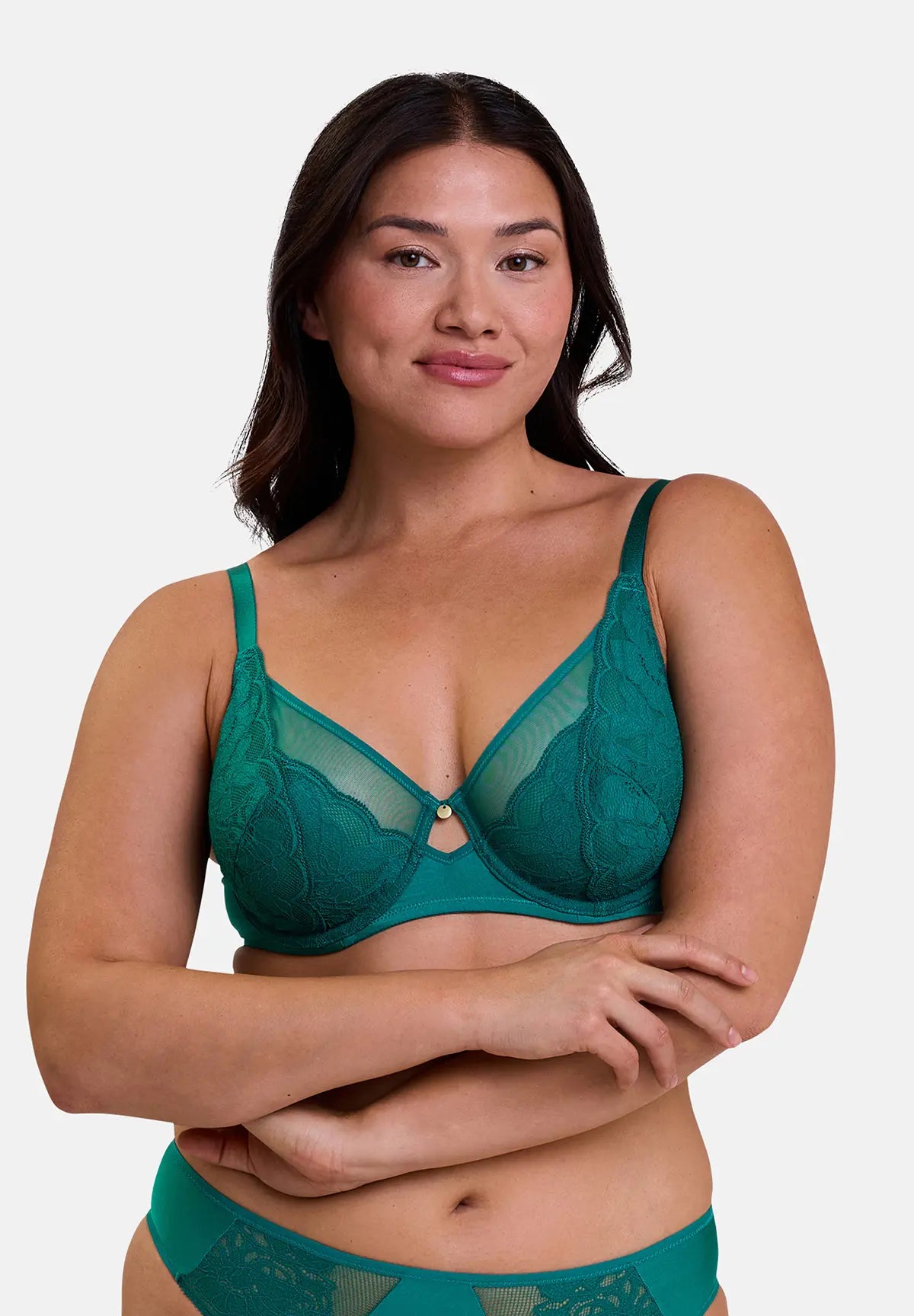 Soutien-gorge emboîtant Romance Vert Emeraude