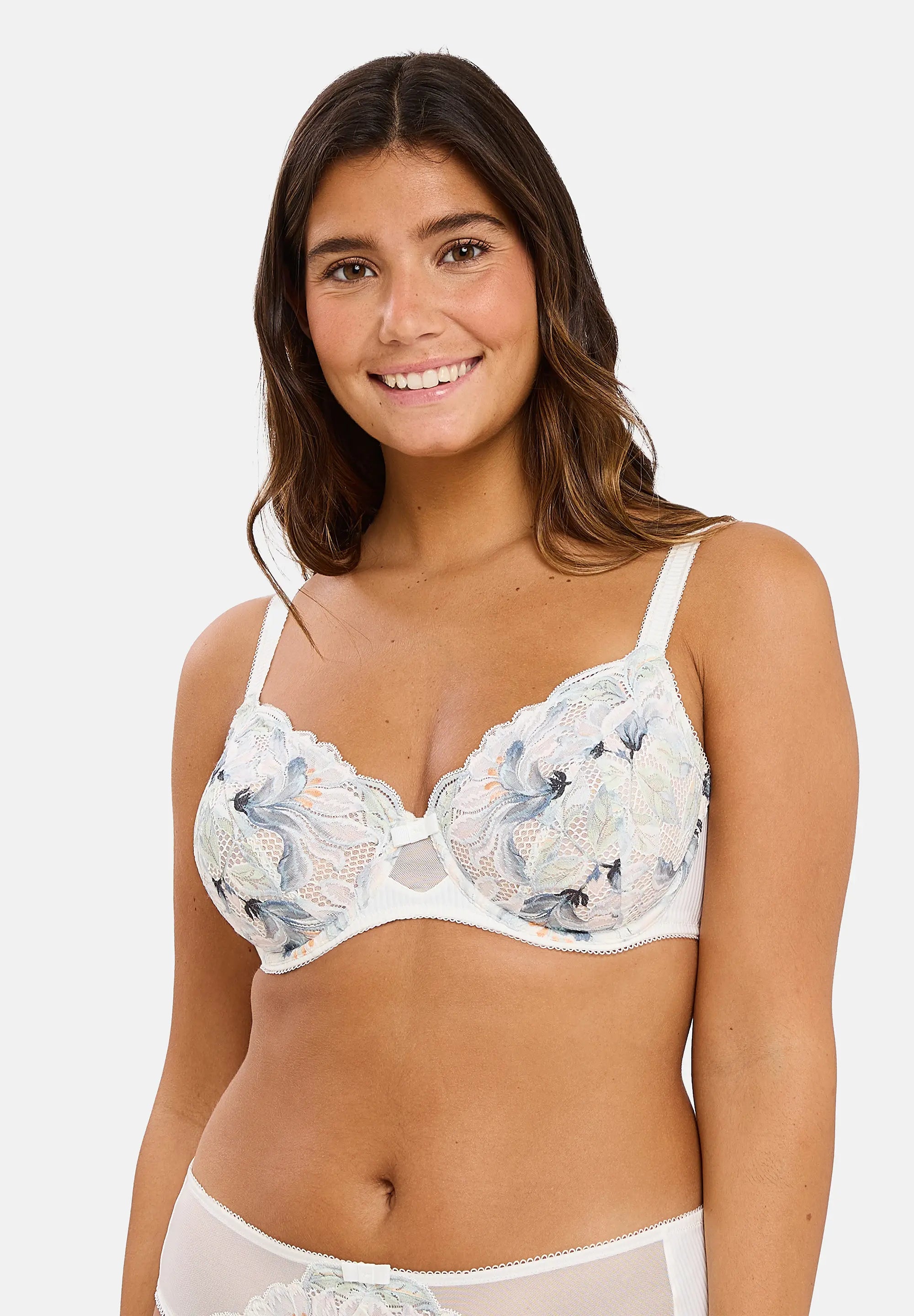 Soutien-gorge emboîtant Rosa Fantaisie Aquarelle Florale Claire